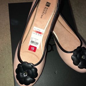 Pink&Black flats